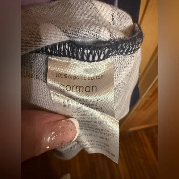 Gorman Purple Jersey Dress Sz 14 Great Condition 💯 Organic Cotton - Picture 3 of 9